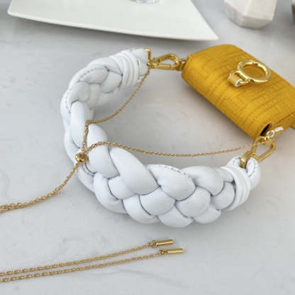 FI Nano Baguette Maxi Handle Yellow and White Bag For Woman 6.5cm/2.5in