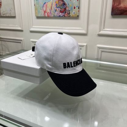 BALENCIAGA LOGO FRONT CAP WHITE