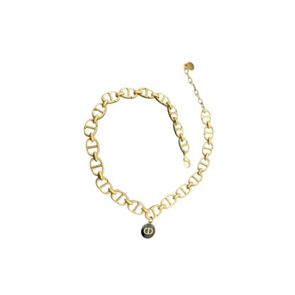 DOR GOLD CHARM NECKLACE
