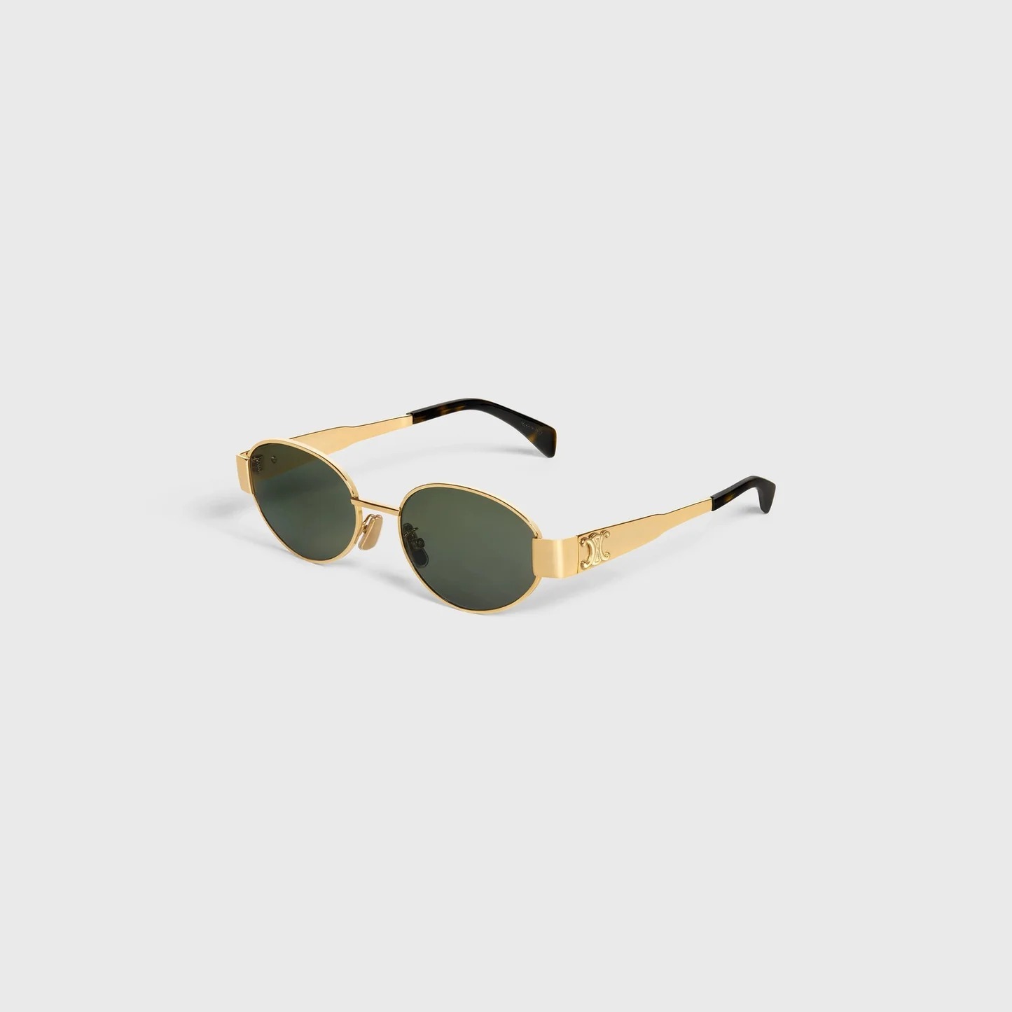 CL TRIOMPHE SUNGLASSES METAL OVALE GOLD CL40235U 30N