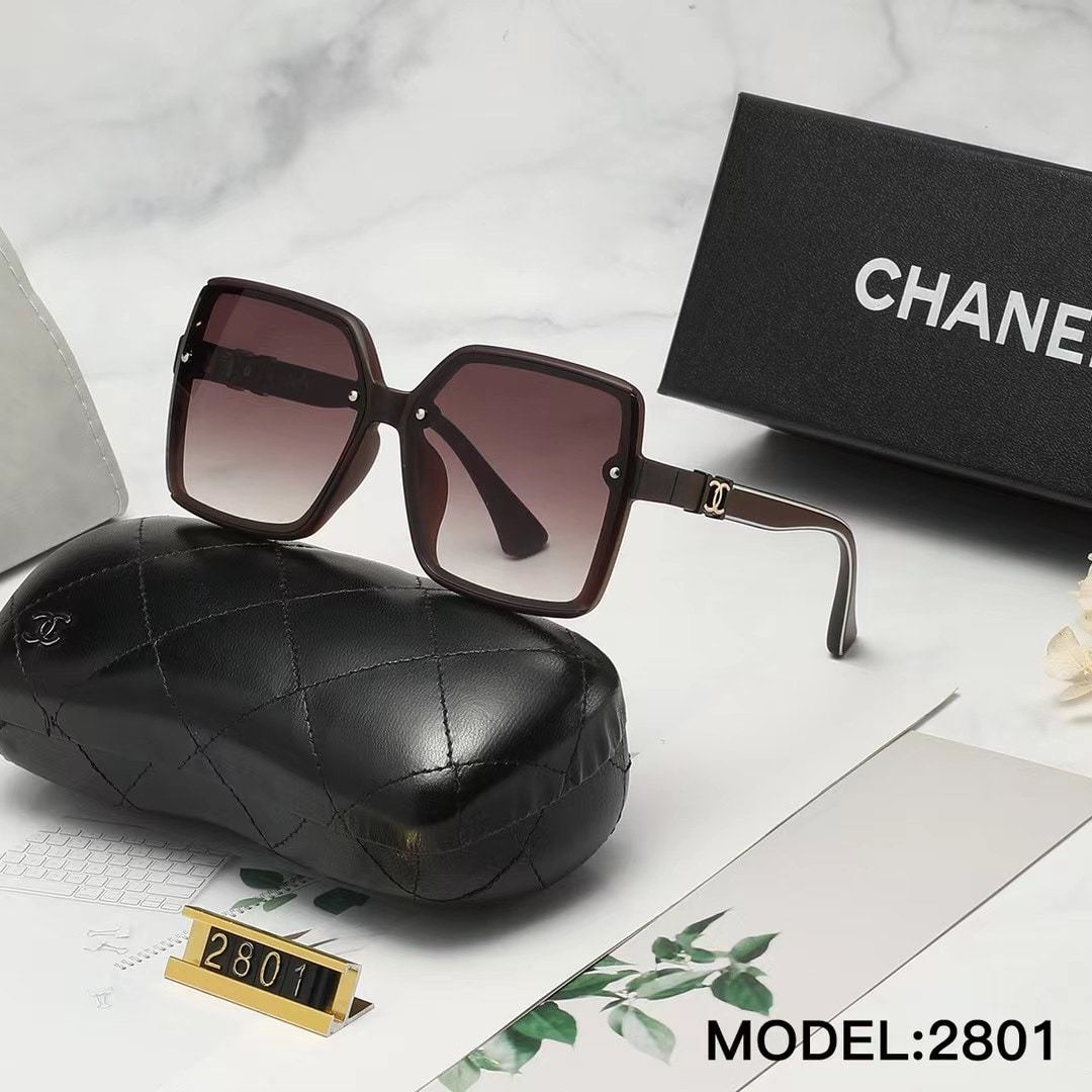 CC SQUARE BROWN SUNGLASSES