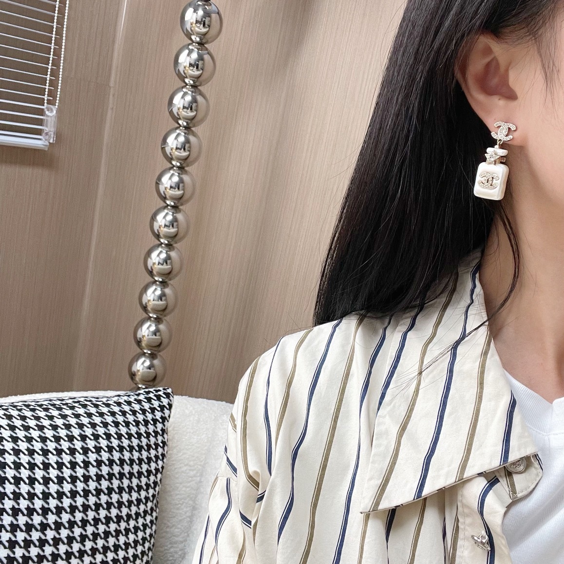CC CC CRYSTAL EARRINGS