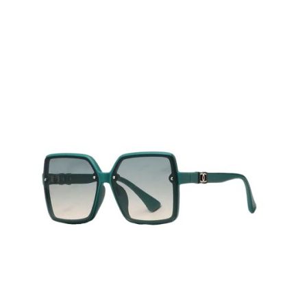 CC SQUARE GREEN SUNGLASSES