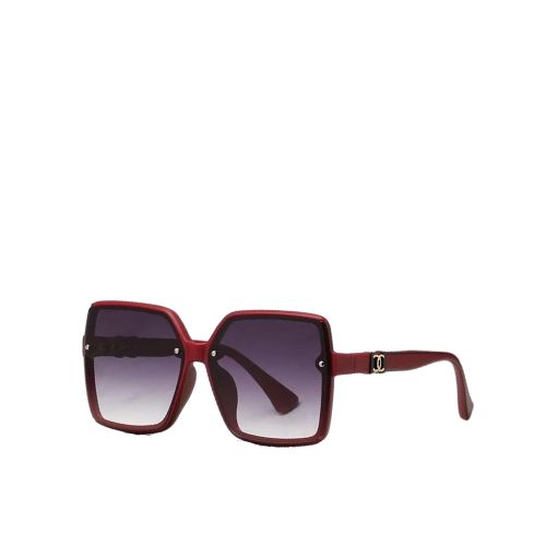 CC SQUARE RED SUNGLASSES