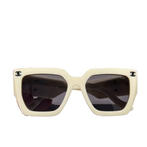 CC VINTAGE WHITE SUNGLASSES