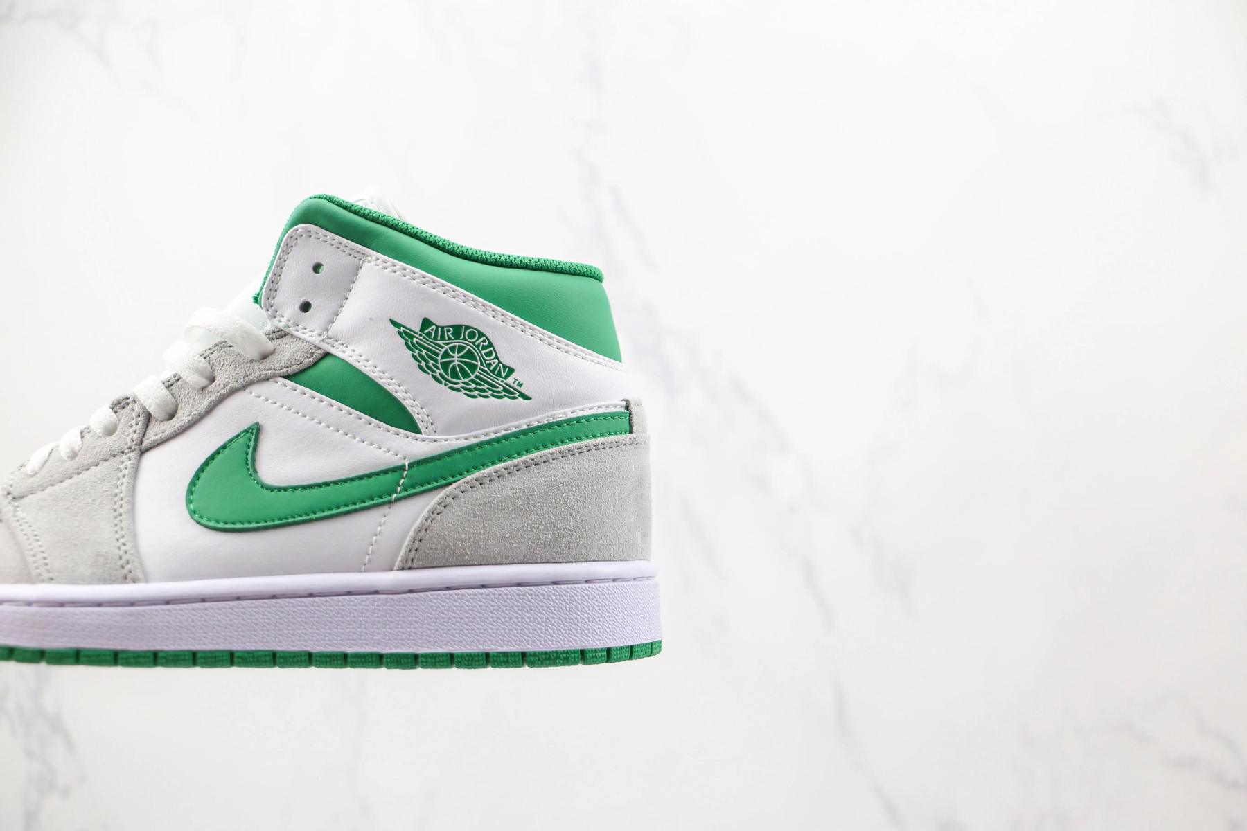 Designer Air Jordan 1 Green Grey Mid High Q ( Customs And Box ), Jordan 1 Sneakers Active