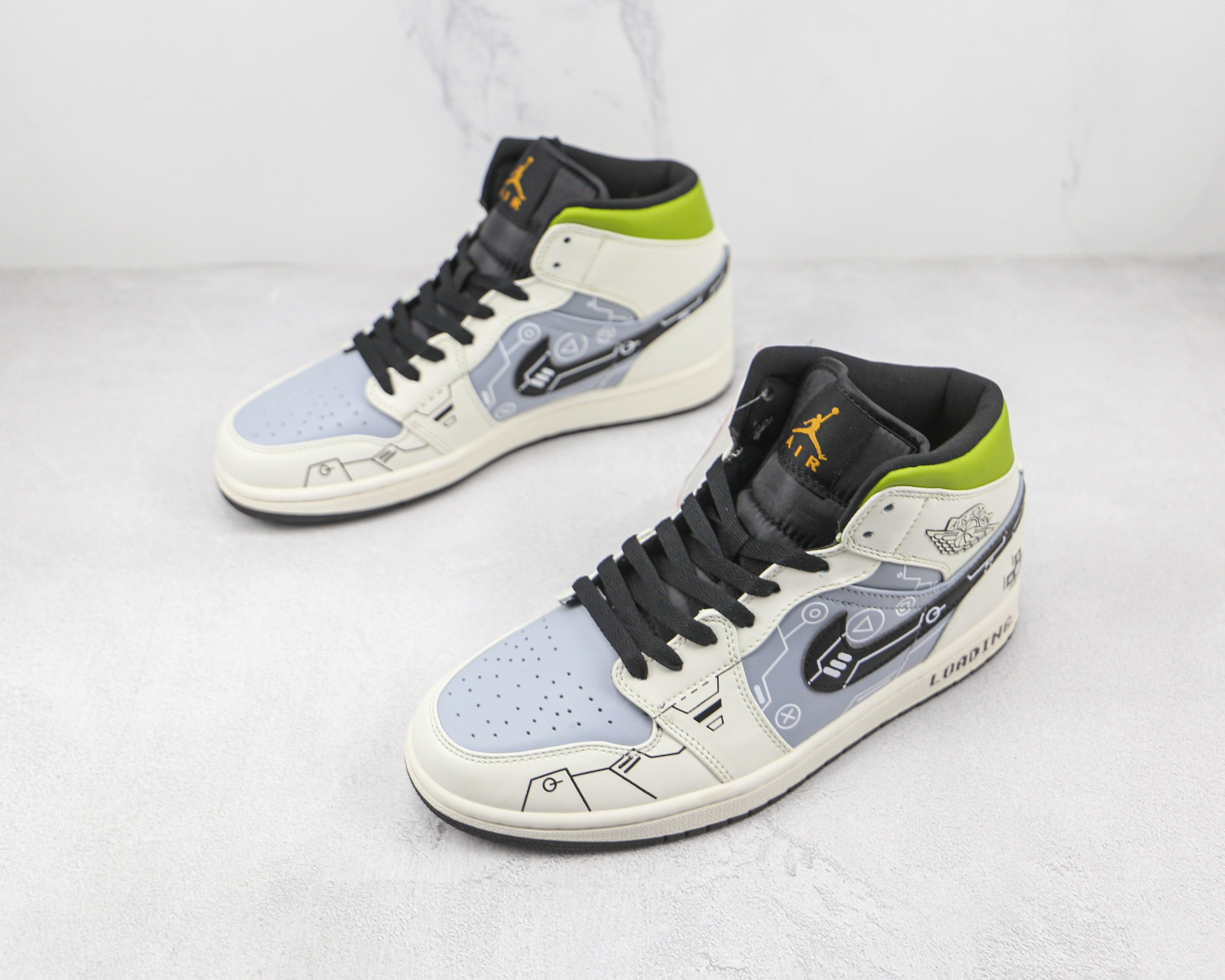 Designer Air Jordan 1 Mid 554725 170