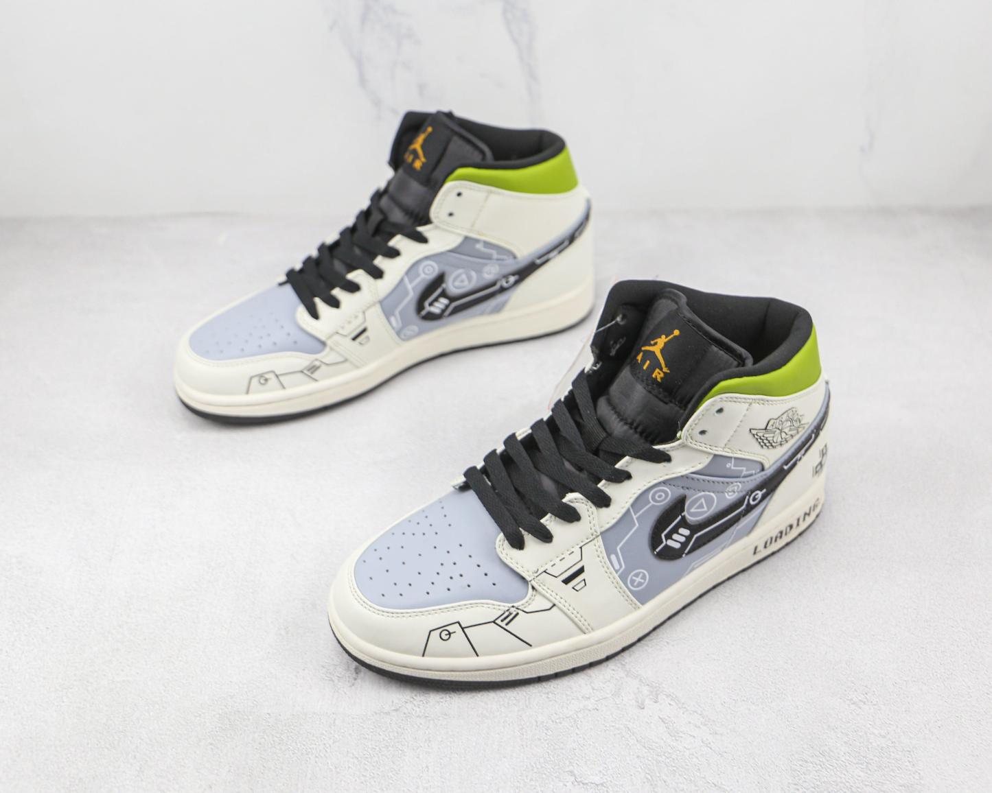 Designer Air Jordan 1 Mid 554725 170