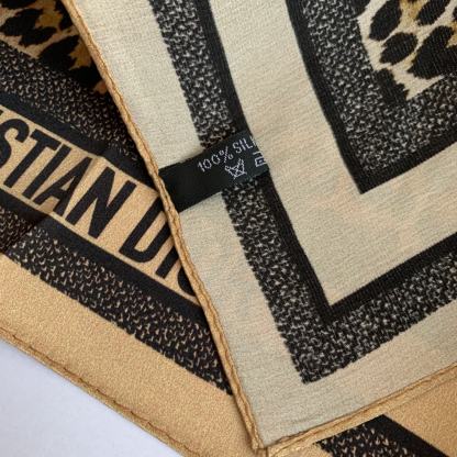 DOR DORTWIN MIZZA SQUARE SCARF BEIGE