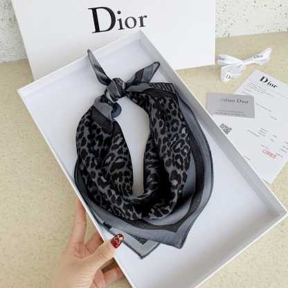 DOR DORTWIN MIZZA SQUARE SCARF BLACK