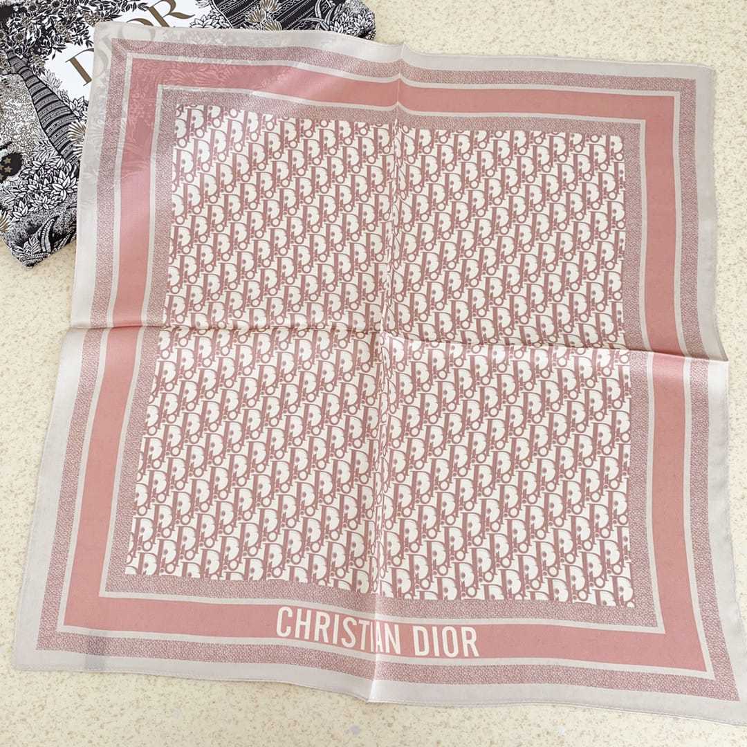 DOR OBLIQUE DORTWIN 70 SQUARE SCARF PINK