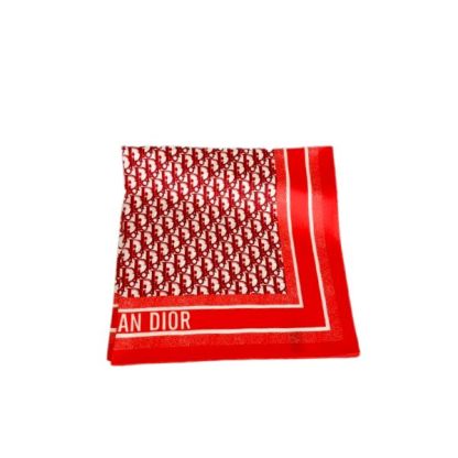 DOR OBLIQUE DORTWIN 70 SQUARE SCARF RED