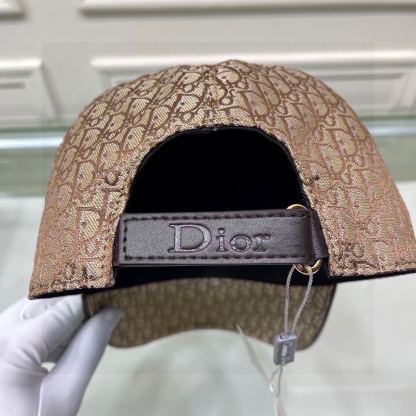 DOR OBLIQUE JACQUARD CAP BROWN