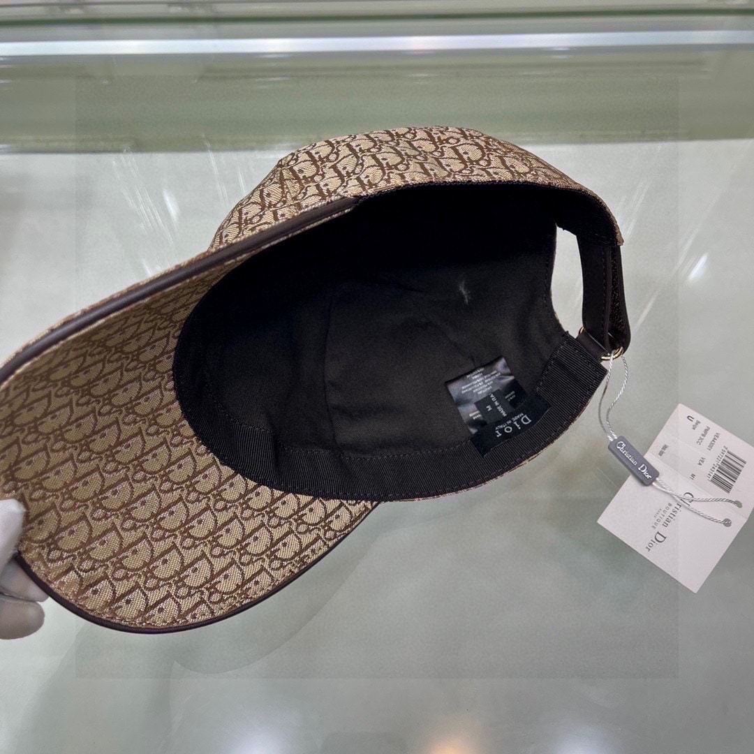 DOR OBLIQUE JACQUARD CAP BROWN
