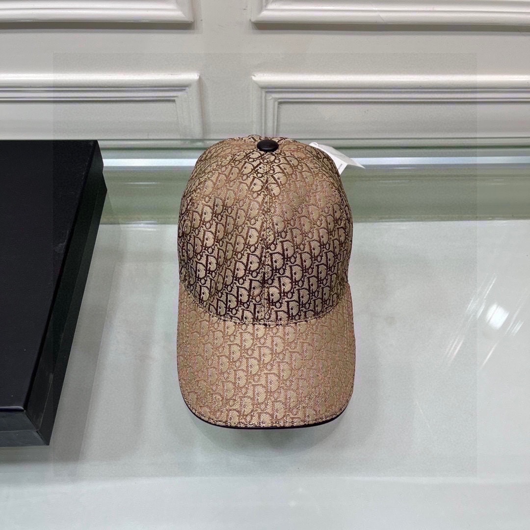 DOR OBLIQUE JACQUARD CAP BROWN