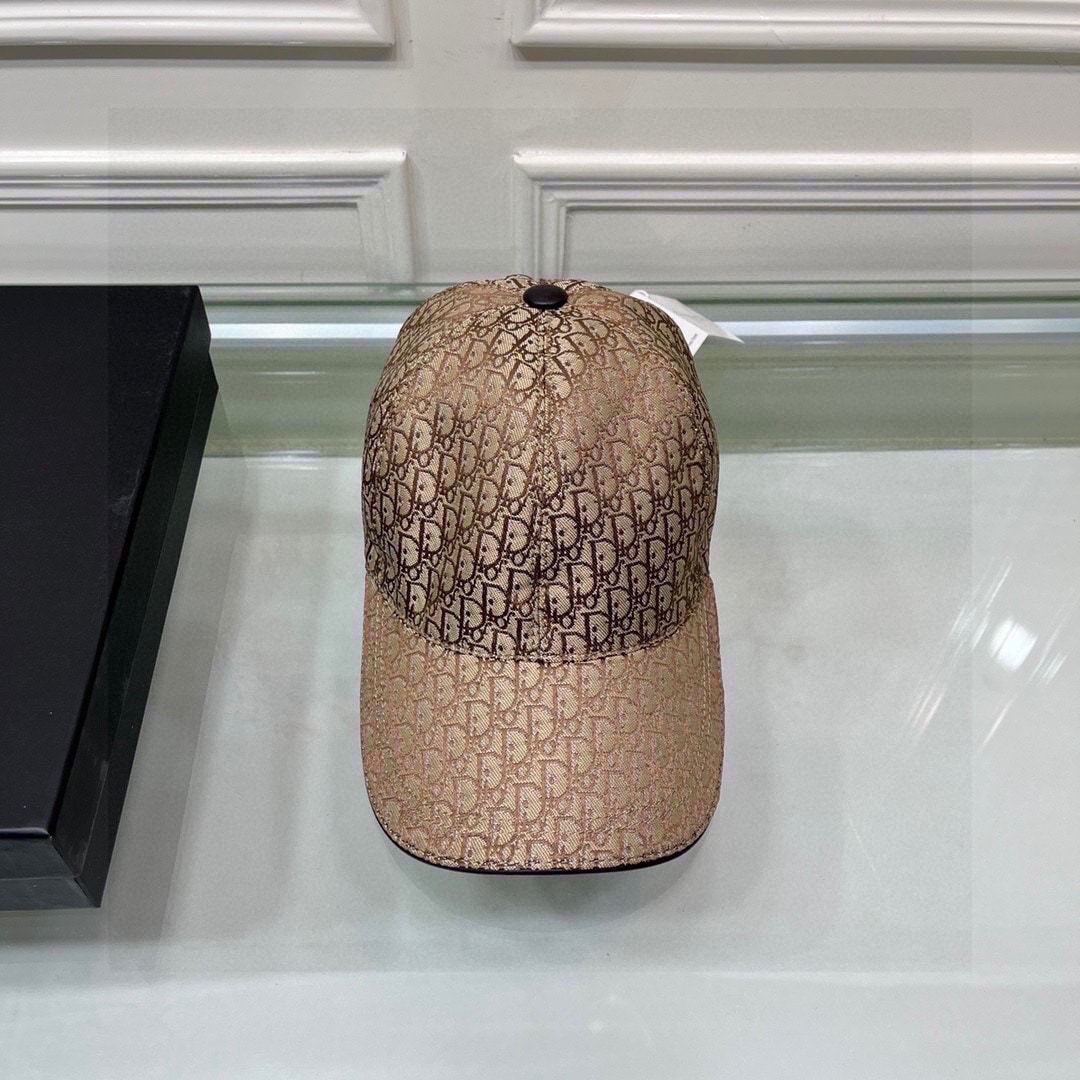 DOR OBLIQUE JACQUARD CAP BROWN