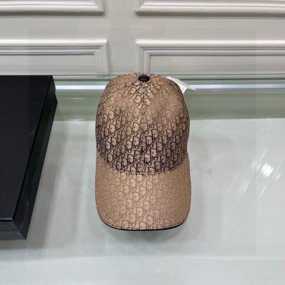 DOR OBLIQUE JACQUARD CAP BROWN