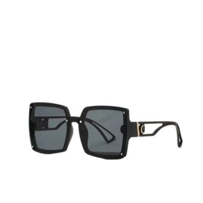  DOR SUNGLASSES RETRO LARGE FRAME BLACK
