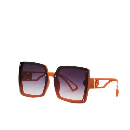  DOR SUNGLASSES RETRO LARGE FRAME ORANGE