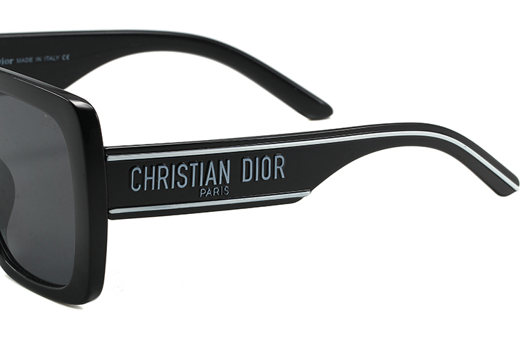 DOR WILDOR S3U GEOMETRIC SUNGLASSES BLACK