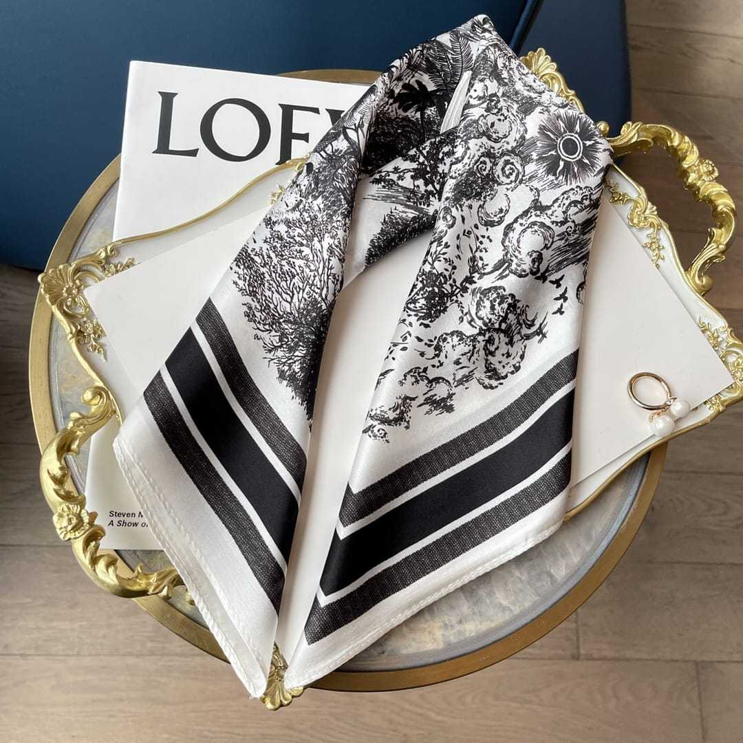 DOR TOILE DE JOUY SAUVAGE SCARF BLACK