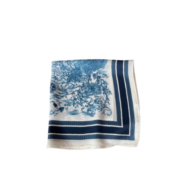 DOR TOILE DE JOUY SAUVAGE SCARF BLUE