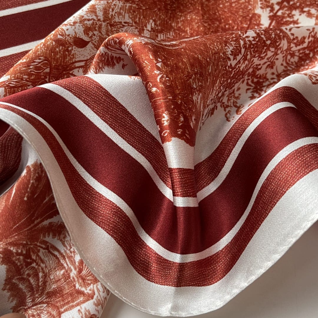 DOR TOILE DE JOUY SAUVAGE SCARF RED