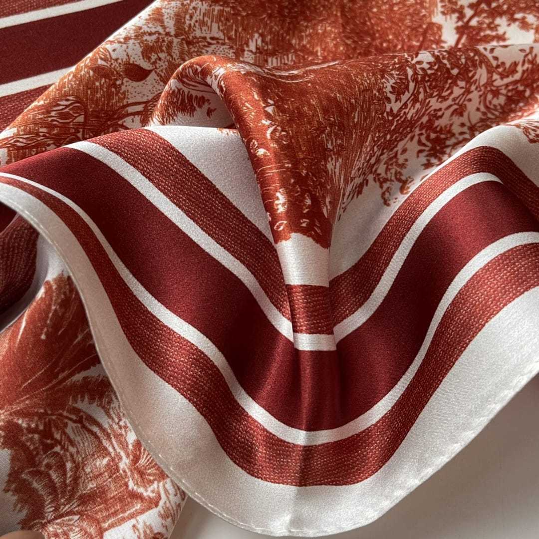 DOR TOILE DE JOUY SAUVAGE SCARF RED