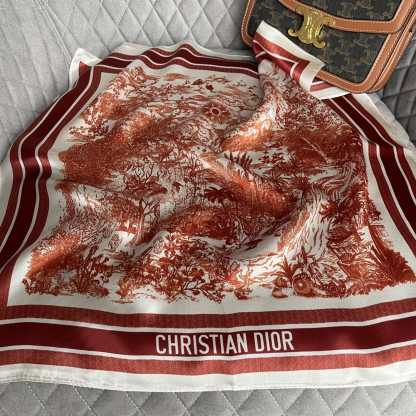 DOR TOILE DE JOUY SAUVAGE SCARF RED
