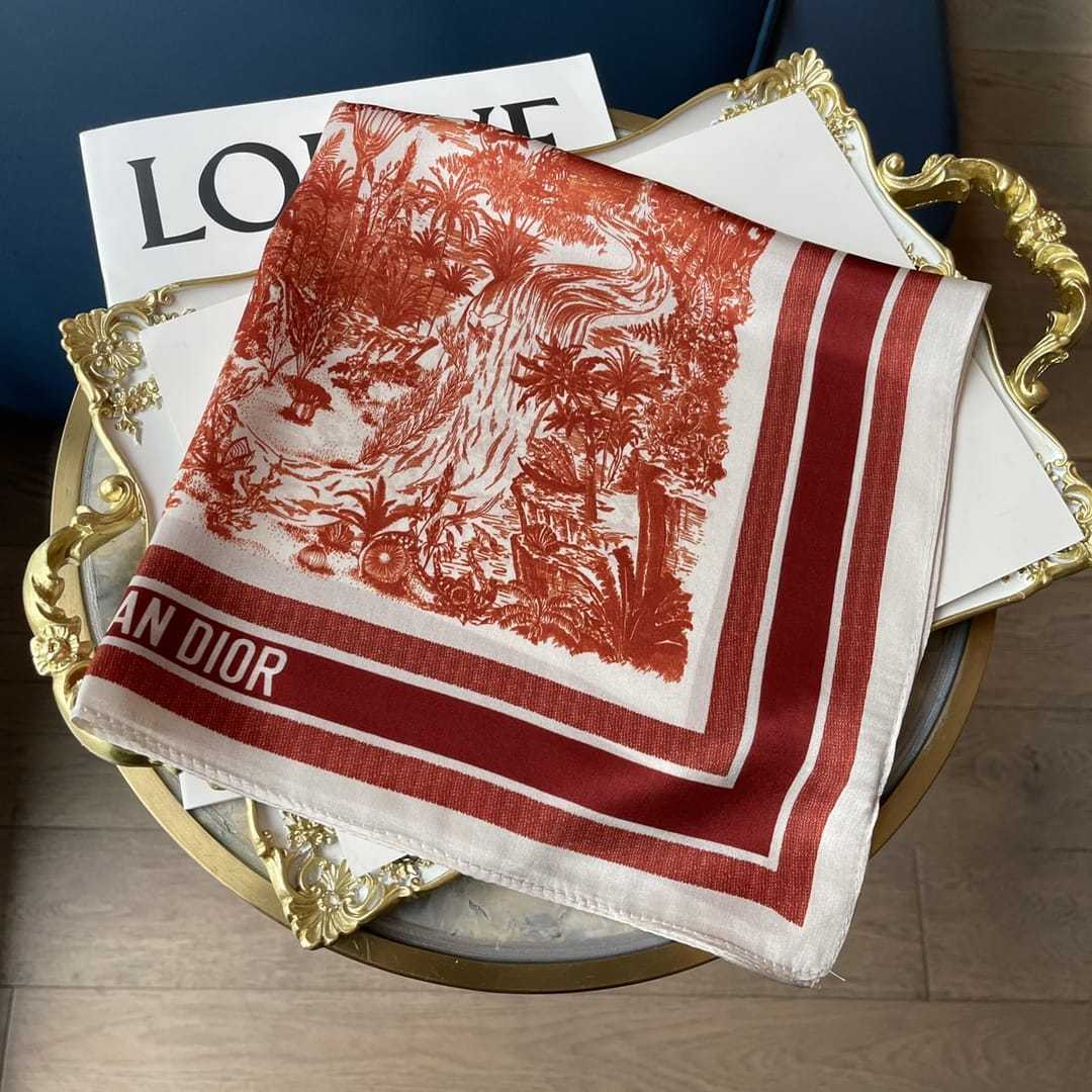 DOR TOILE DE JOUY SAUVAGE SCARF RED