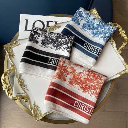 DOR TOILE DE JOUY SAUVAGE SCARF BLUE