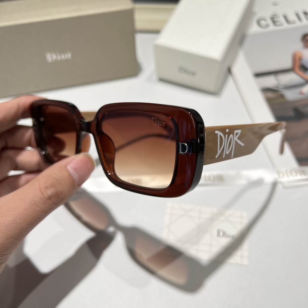 DOR TAG SU GRADIENT SUNGLASSES BROWN