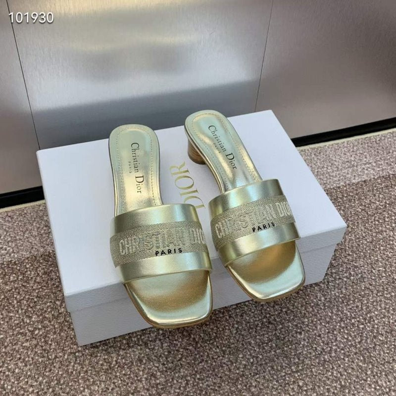 Dior CD Embroidery Sandals SH010137