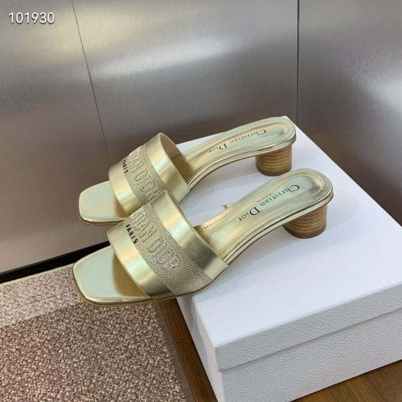 Dior CD Embroidery Sandals SH010137