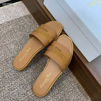 Dior CD Embroidery Sandals SH010148