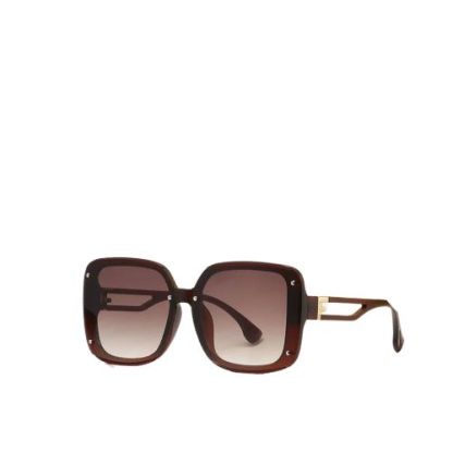 FD GRADIENT BROWN SQUARE SUNGLASSES