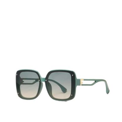 FD GRADIENT GREEN SQUARE SUNGLASSES