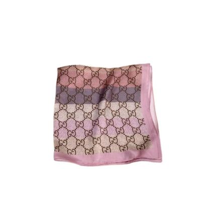 GG GG JACQUARD SCARF 70CM PINK