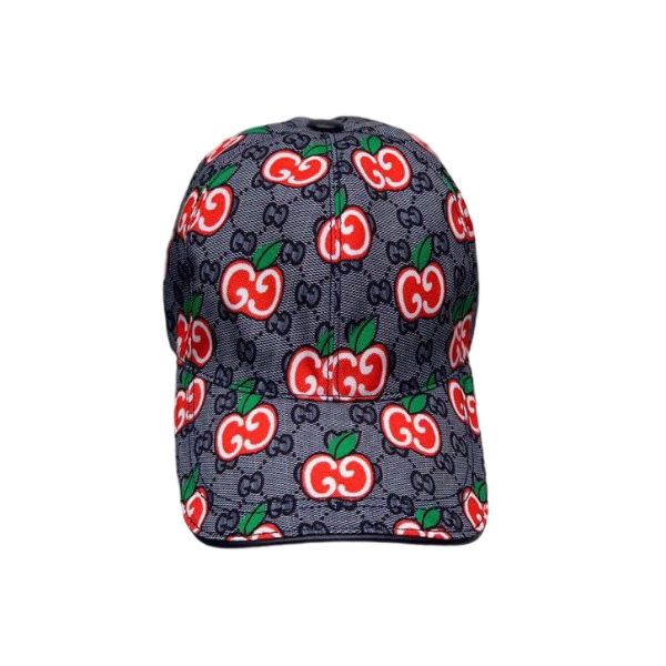 GG GG APPLE BASEBALL CAP GREY