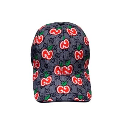 GG GG APPLE BASEBALL CAP GREY