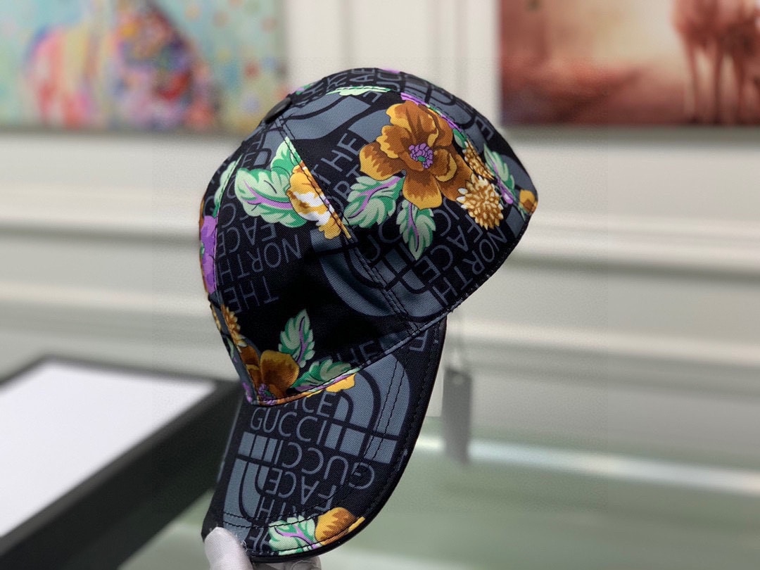 GG THE NORTH FACE BASEBALL CAP BLACK