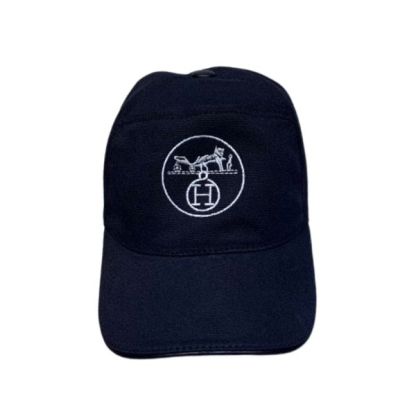 HM LOGO CANVAS CAP BLACK