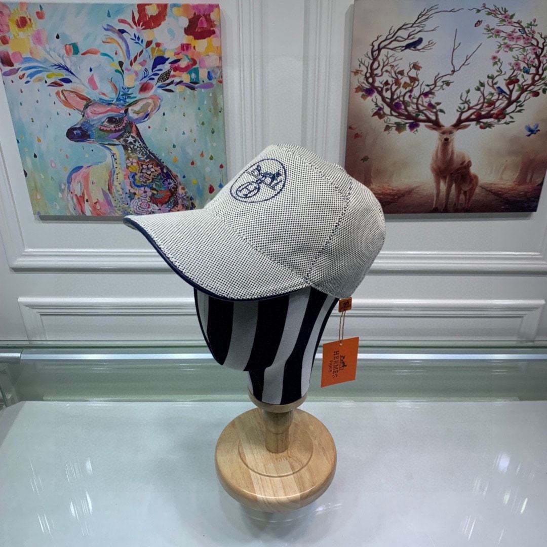 HM LOGO CANVAS CAP GREY
