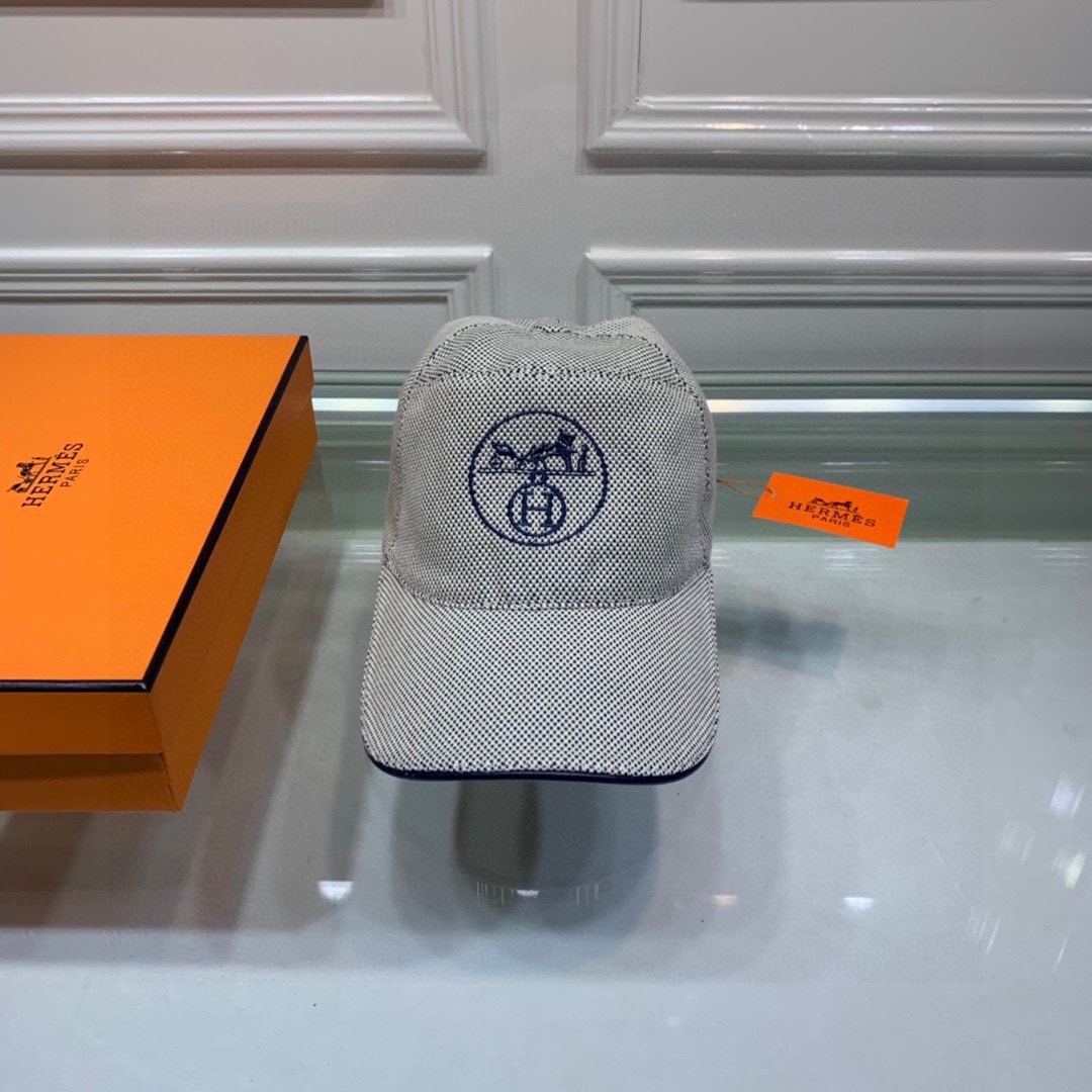 HM LOGO CANVAS CAP GREY
