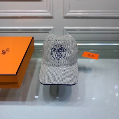 HM LOGO CANVAS CAP GREY