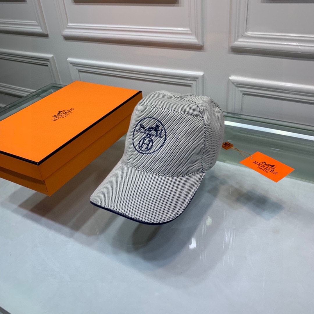 HM LOGO CANVAS CAP GREY