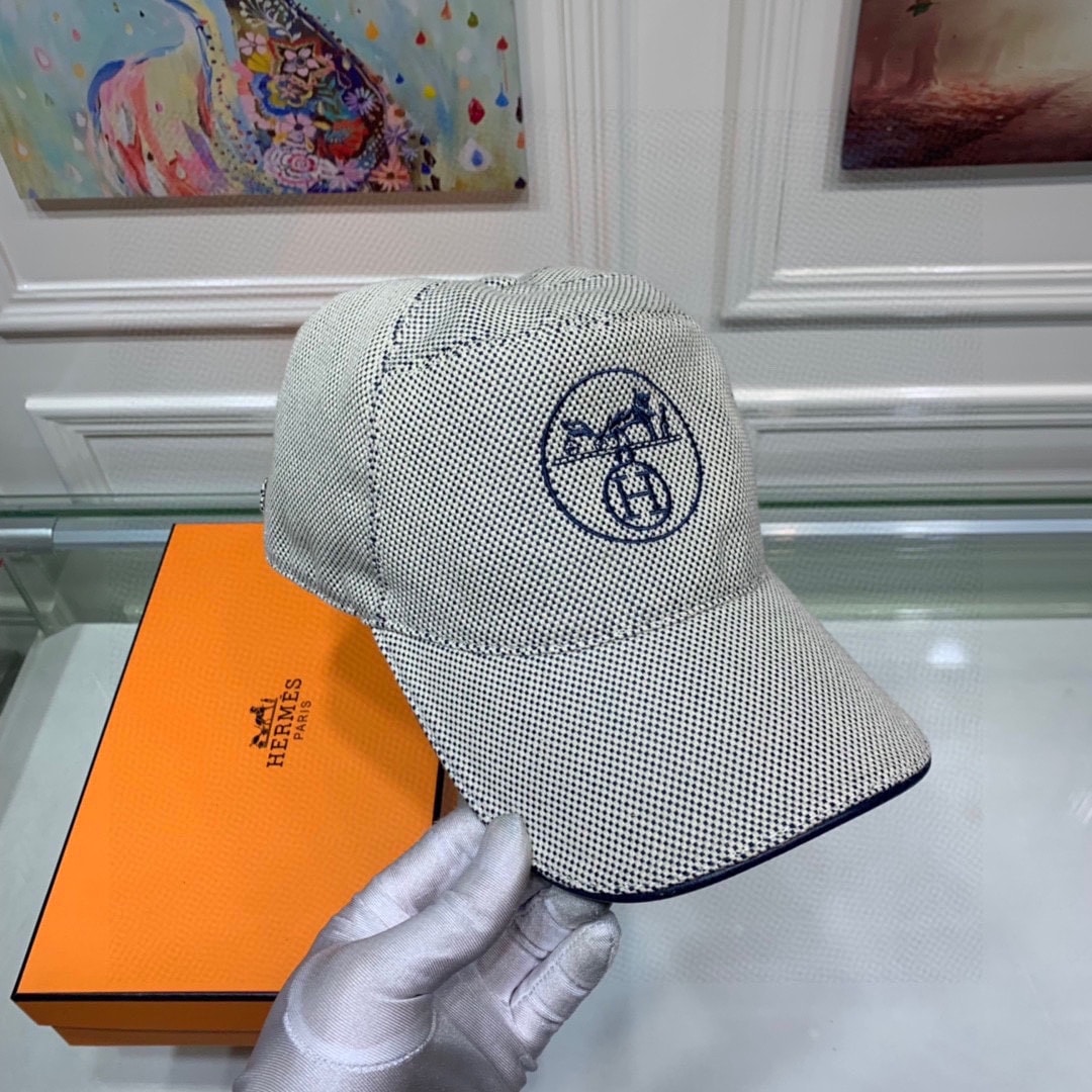 HM LOGO CANVAS CAP GREY