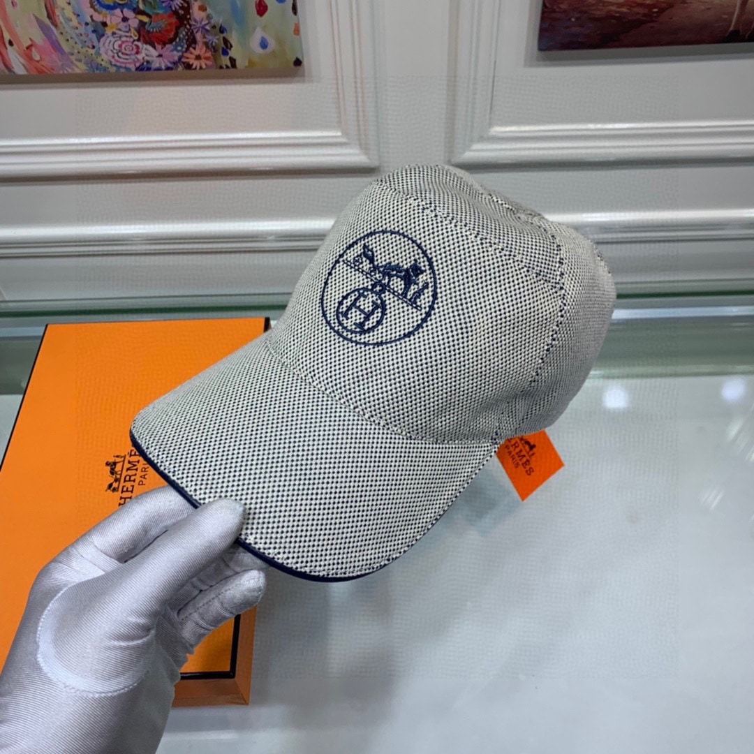 HM LOGO CANVAS CAP GREY
