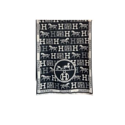 HM CASHMERE SCARF BLACK