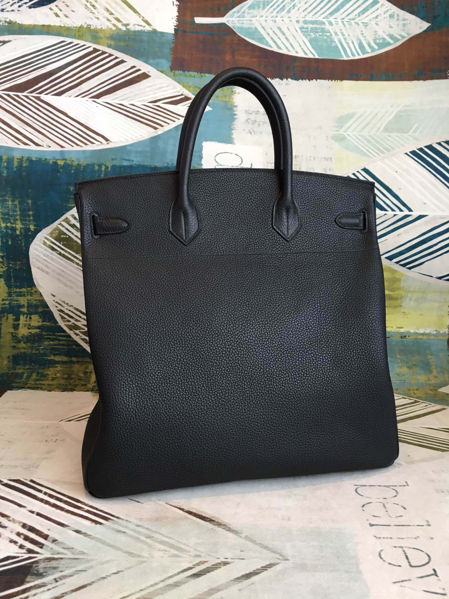 HM Birkin Black  For Women Gold Toned Hardware 16.5in/42cm